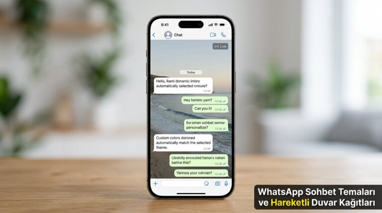 WhatsApp Sohbet Temaları ve Hareketli Duvar Kağıtları