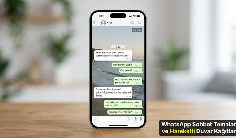WhatsApp Sohbet Temaları ve Hareketli Duvar Kağıtları