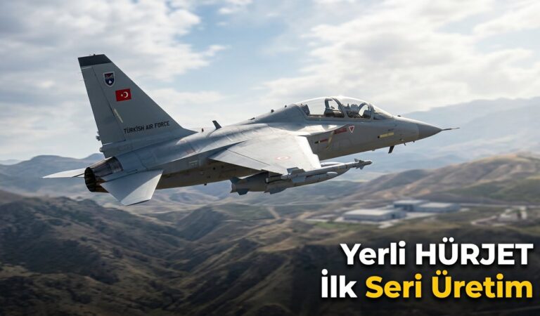 Yerli HÜRJET İlk Seri Üretim Uçuşunu Tamamladı