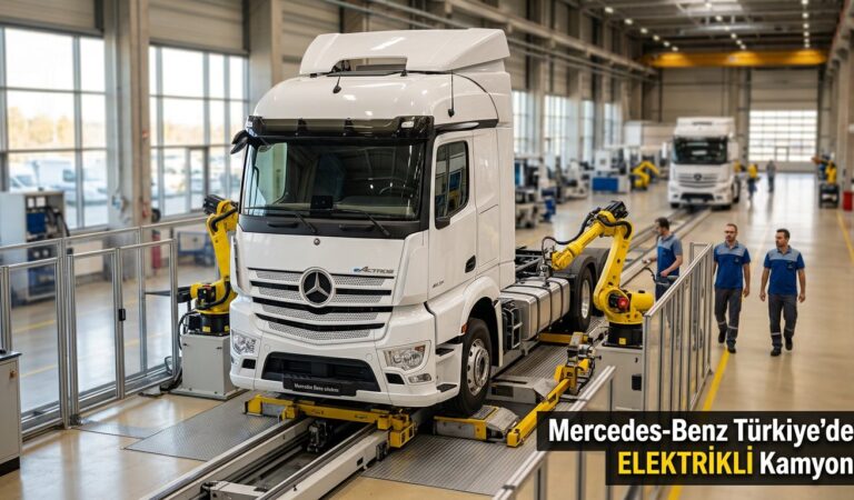 Mercedes-Benz Türkiye’de Elektrikli Kamyon Üretimine Hazırlanıyor
