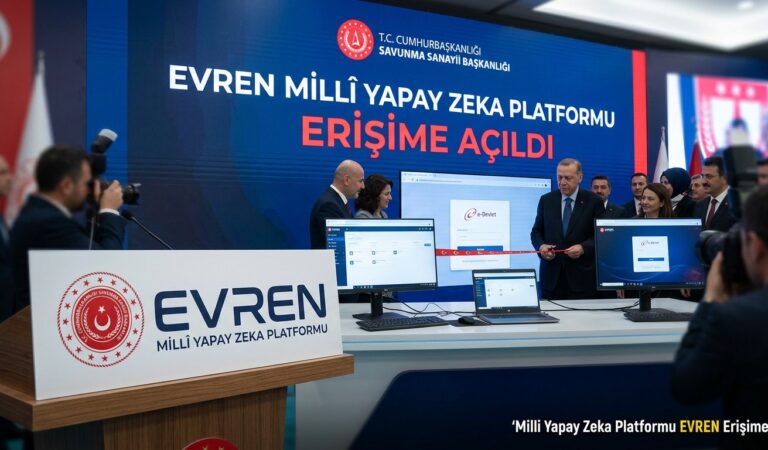 Milli Yapay Zeka Platformu EVREN Erişime Açıldı