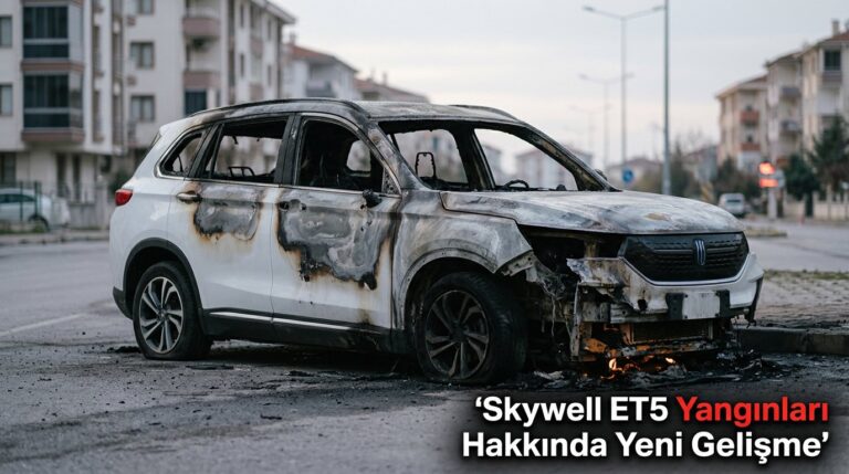 Skywell ET5 Yangınları Hakkında Yeni Gelişme